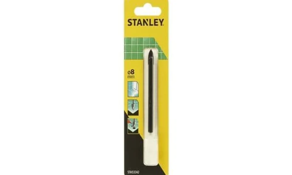 Broca p/ Vidro e Cerâmica Ø 8 Stanley STA53242-QZ