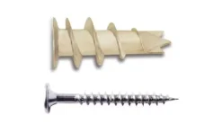 Buchas ZIP-IT Nylon c/ Parafuso p/ Parede de Gesso Dewalt DFM4120000