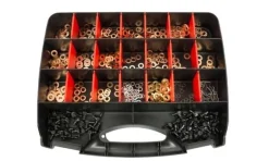 Caixa de Anilhas de Cobre P/Injetores 551 Peças Kroftools 4400