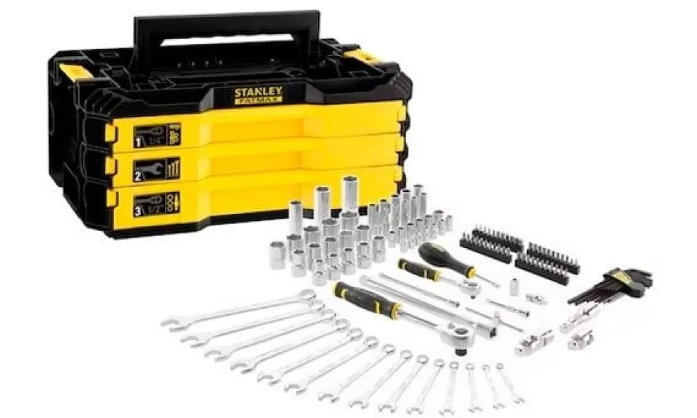Caixa de Ferramentas 3 Gavetas - 126 Pcs Stanley FMMT98107-1