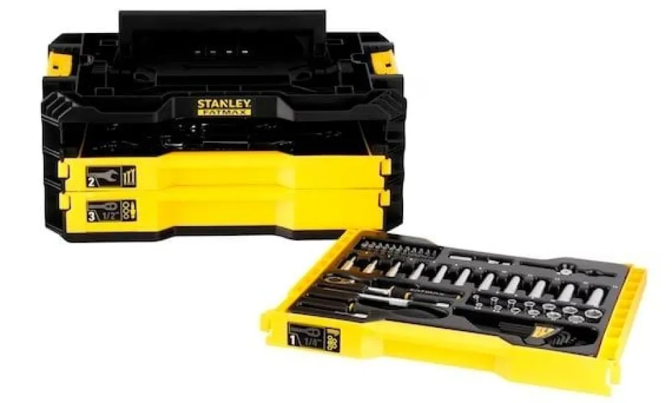 Caixa de Ferramentas 3 Gavetas - 126 Pcs Stanley FMMT98107-1