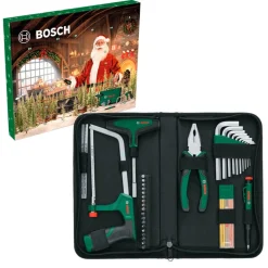 Calendário do Advento - Jogo Ferramentas Bosch 1600A039HD