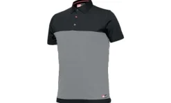Camisa Polo Bicolor Cinzento Industrial Starter 8774