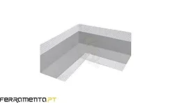 Canto Interior Banda Deformável 140x140mm 2RF RBCI