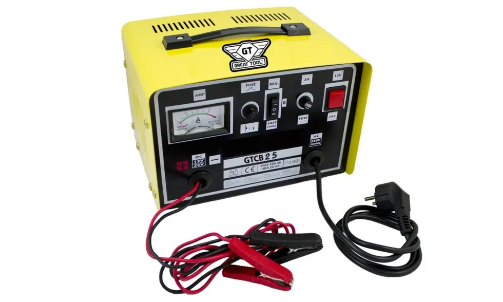 Carregador de Bateria 12/24V Great Tool GTCB-25