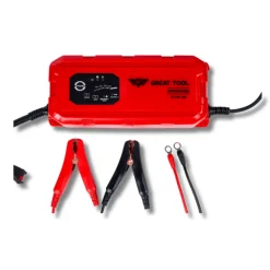 Carregador Eletrónico 12V-24V 25A Great Tool FECA2425A