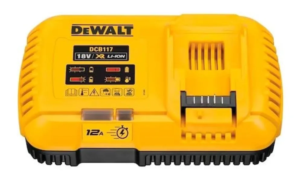 Carregador rápido carril Li-IonXR FLEXVOLT: 54V - 18V DeWalt DCB117-QW