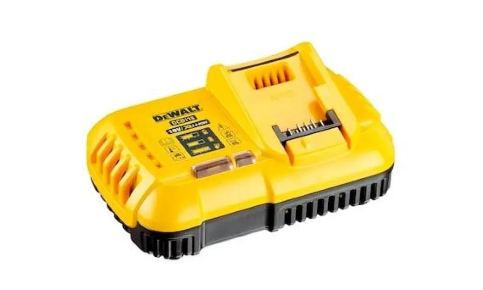 Carregador rápido carril Li-IonXR FLEXVOLT: 54V - 18V DeWalt DCB118-QW