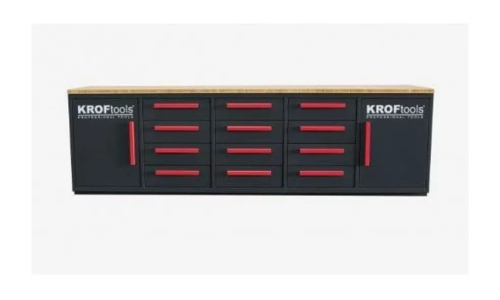 Carro/Bancada de Trabalho c/ Gavetas 2.85MT Kroftools 8670