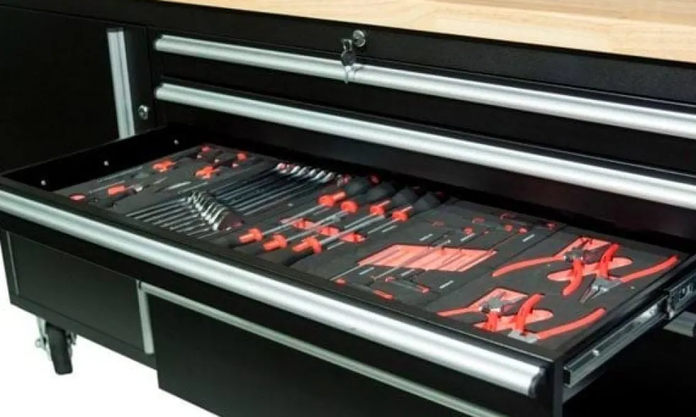 Carro/Bancada de Trabalho c/ Painel Perfurado Kroftools 8630