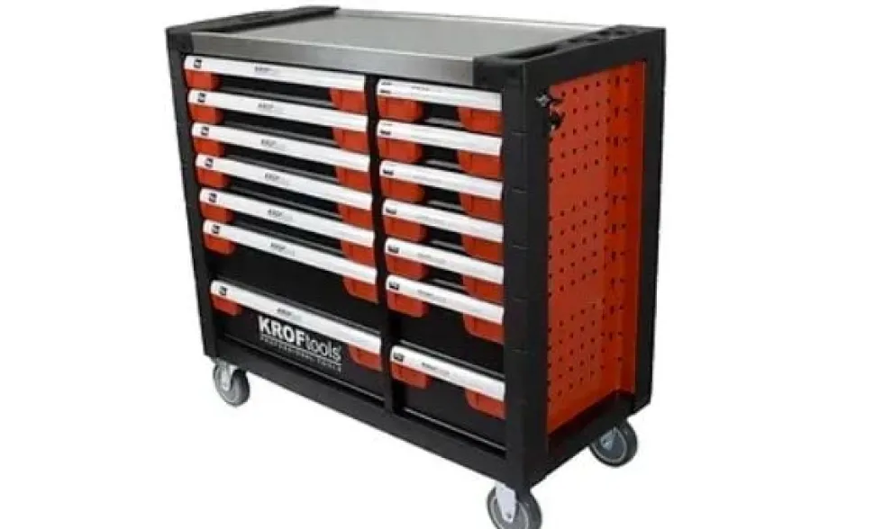Carro de ferramentas com 14 gavetas Kroftools 8635