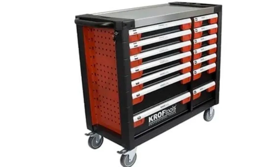 Carro de ferramentas com 14 gavetas Kroftools 8635