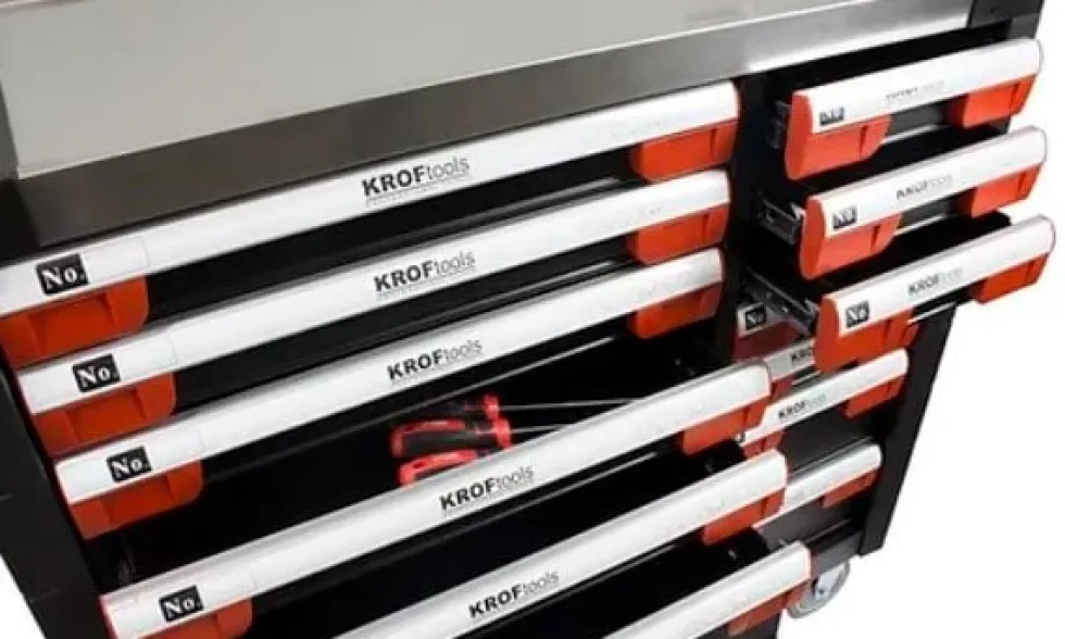 Carro de ferramentas com 14 gavetas Kroftools 8635