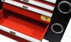 Carro de Ferramentas de 7 Gavetas C/ Áudio 262 Pcs Kroftools 8617
