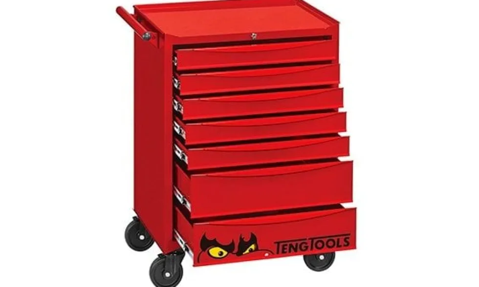 Carro de Ferramentas 7 Gavetas 158pcs Teng Tools TCMM-E158N