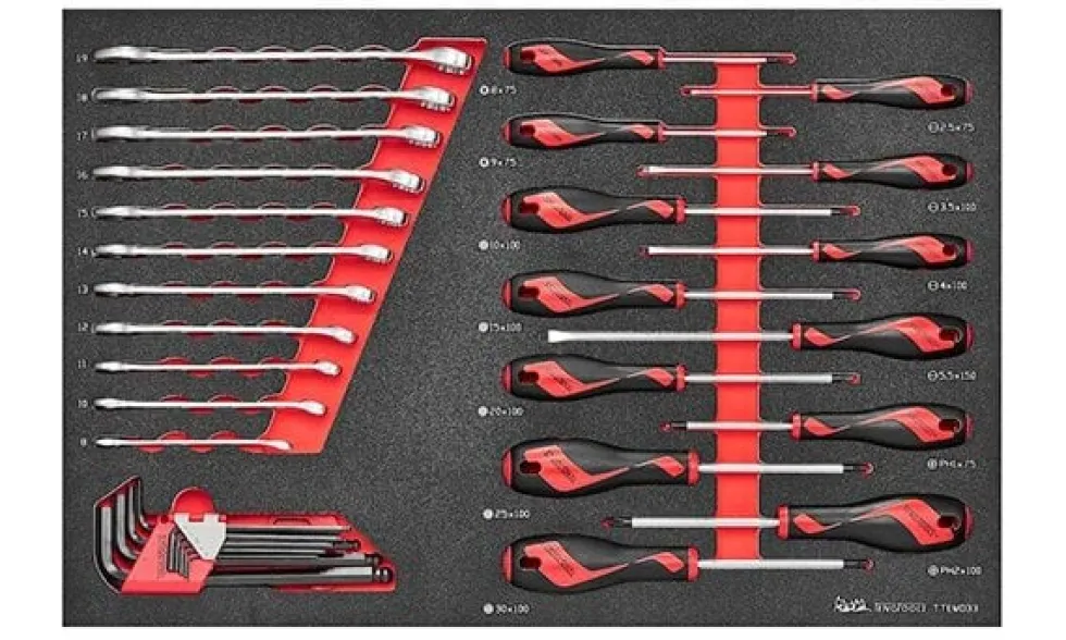 Carro de Ferramentas 7 Gavetas 158pcs Teng Tools TCMM-E158N
