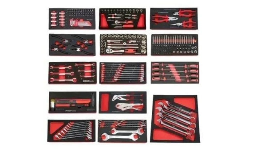 Carro de Ferramentas 7 Gavetas 237 Pcs Kroftools 8500VER