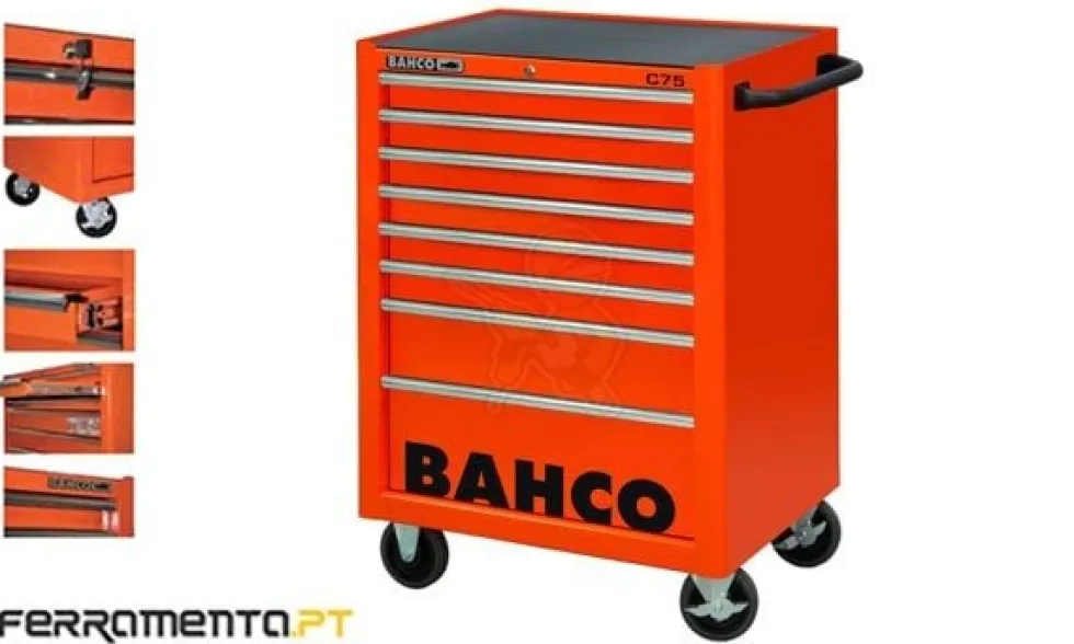 Carro de ferramentas 8 gavetas Bahco 1475K8