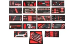 Carro de Ferramentas 7 Gavetas + 259 Peças Kroftools 8502VER