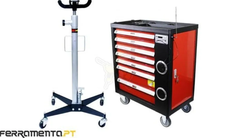 Carro de Ferramentas + Macaco de transmissão 500Kg Kroftools K002-19