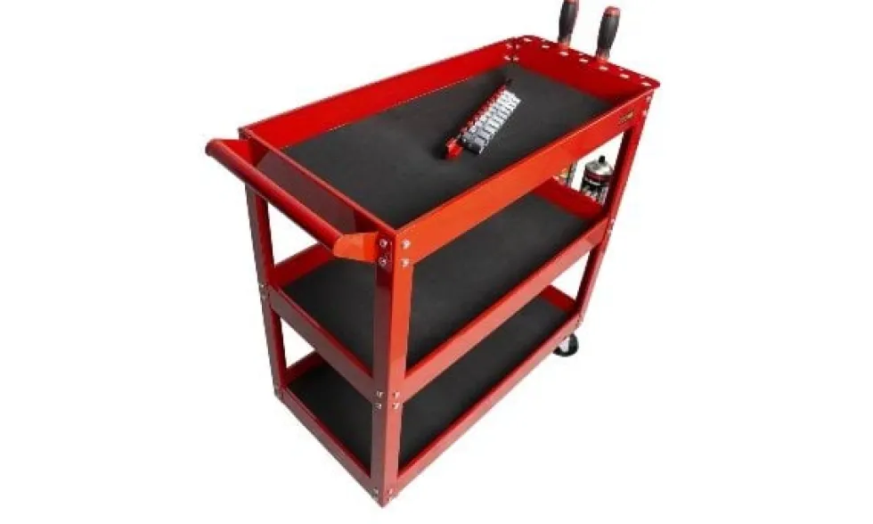Carro de Ferramentas 3 Prateleiras C/Suporte Kroftools 8690