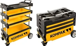 Carro Ferramentas Dobrável 2 Gavetas Kompak KT01