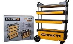 Carro Ferramentas Dobrável 2 Gavetas Kompak KT01