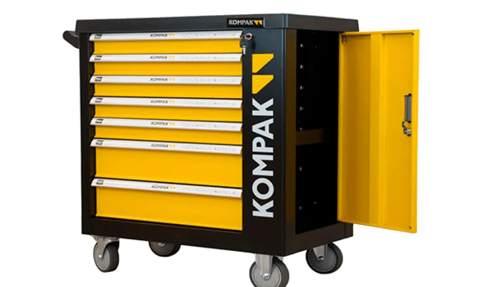 Carro Ferramentas 7 Gavetas Com 252Pcs Kompak LZ01
