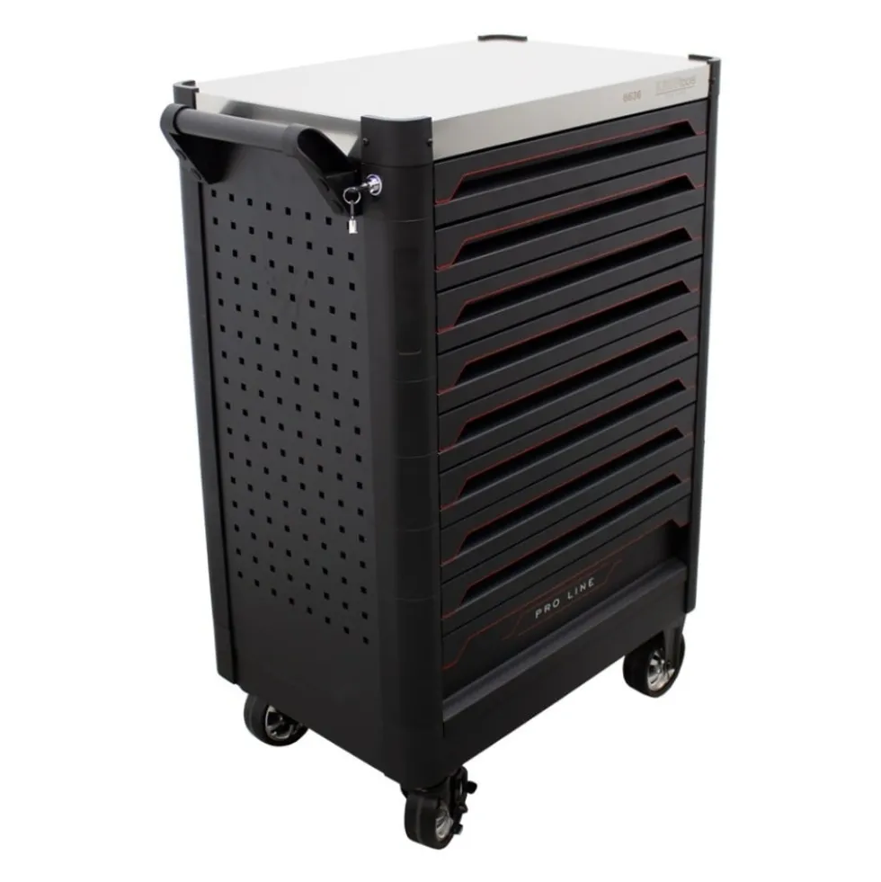 Carro Ferramentas Proline 9 Gavetas 318 Peças Kroftools 8637