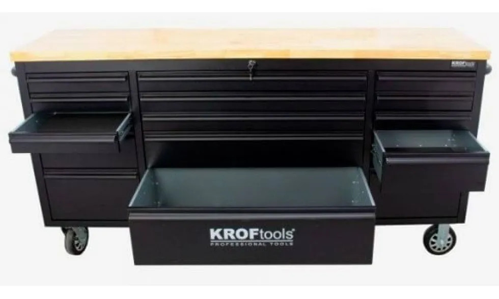 Carro Trabalho 72'' - 15 Gavetas Kroftools 8672