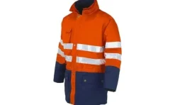 Casaco Impermeável Laranja / Azul Industrial Starter 04638047