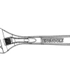 Chave ajustável de 8" Teng tools