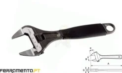 Chave Ajustável Rebaixada 8" Bahco 9031-T