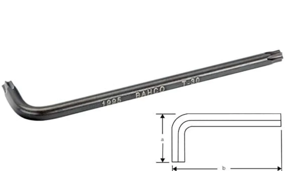 Chave Allen TORX T45 Bahco 1995TORX-T45