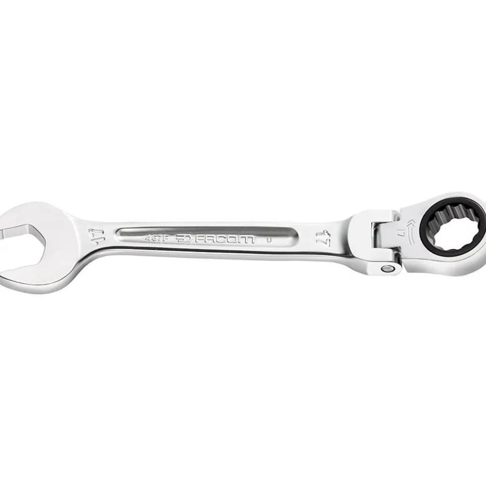 Chave Boca Luneta c/ Roquete Flexível 9mm Facom 467BF.9