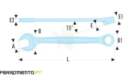 Chave combinada 17mm Facom 440.17