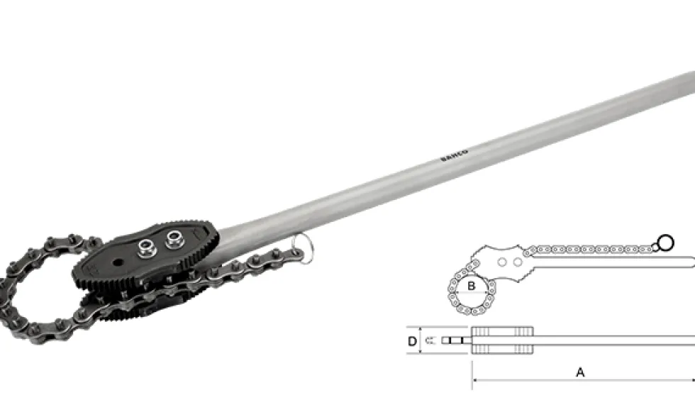 Chave Corrente Para Tubos Bahco 372-1.1/2