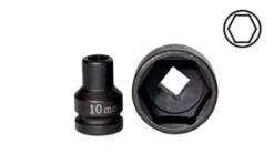 Chave Curta 1/2” Impacto 19mm Hexagonal Kroftools 1219
