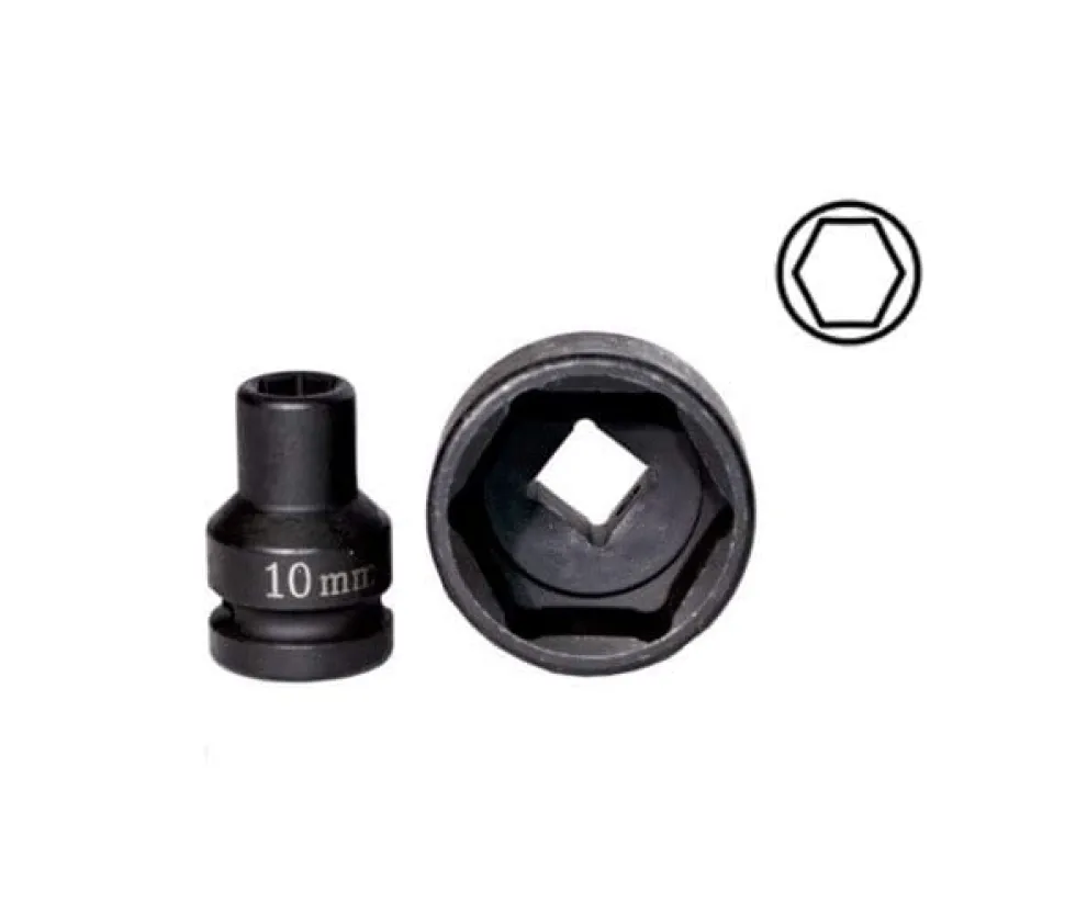 Chave Curta 1/2” Impacto 10mm Hexagonal Kroftools 1210