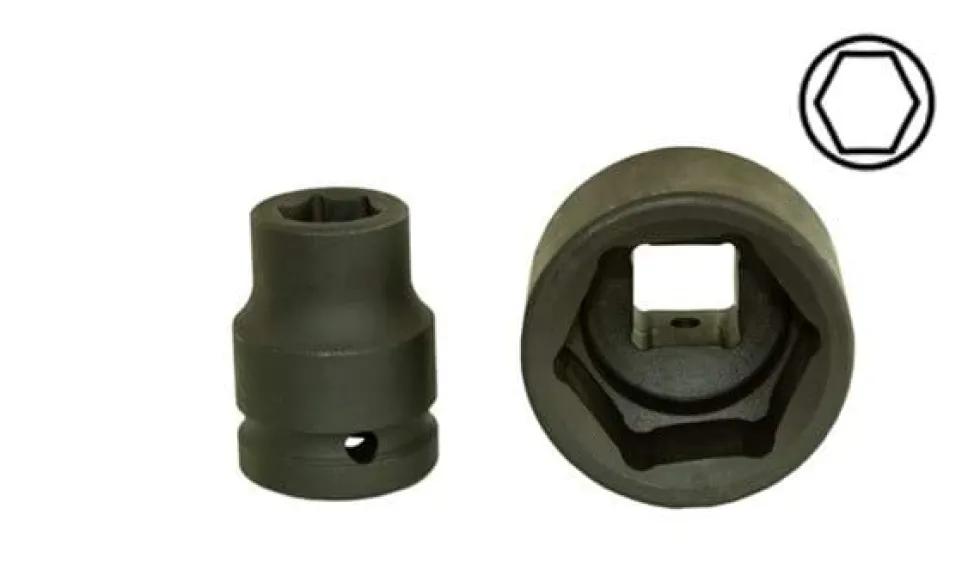 Chave Curta 3/4” Impacto 28mm Hexagonal Kroftools 3428
