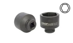 Chave Curta 1” Impacto 80mm Kroftools 200180