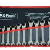 Chave de Boca Luneta Aberta c/ Roquete 12Pcs Kroftools 120200