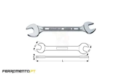 Chave de bocas duplas 14x15 mm Stahl 10-14X15