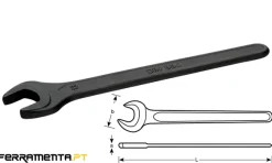 Chave De Boca Simple 32 mm Bahco 894M-32