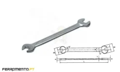 Chave de Bocas Métricas 16x17mm Teng Tools 621617