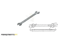 Chave de Bocas Métricas 8x9mm Teng Tools 620809