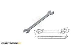Chave de Bocas Métricas 12x13mm Teng Tools 621213