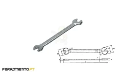 Chave de Bocas Métricas 14x15mm Teng Tools 621415