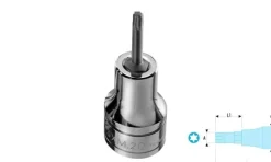 Chave de Caixa 1/2" com ponta Torx® Facom SXM