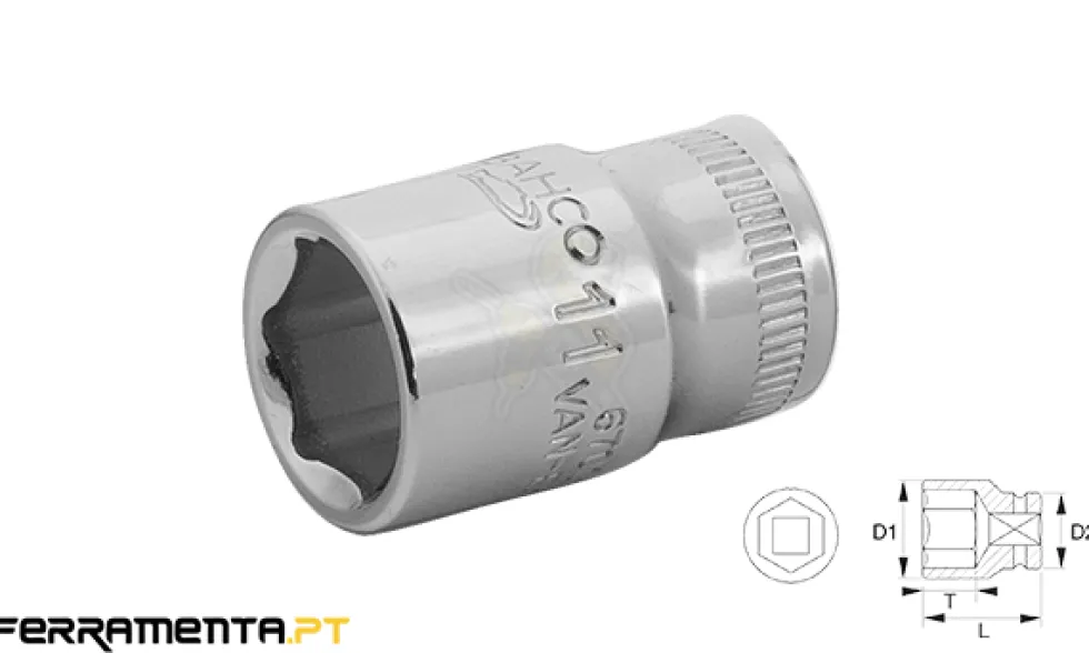Chave de Caixa Hexagonal 1/4" 4.5 mm Bahco 6700SM-4.5